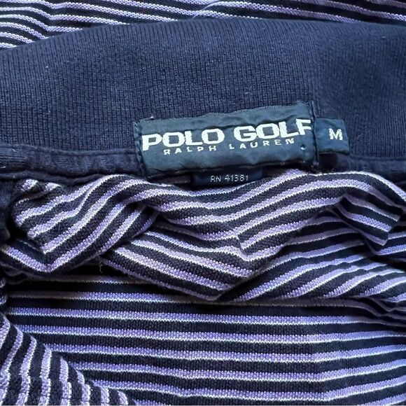 Polo golf by Ralph Lauren Men's Striped Cotton Polo Shirt, Size M - Picture 3 of 5